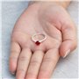 Philip Jones Bague de Naissance réglable de Juillet (Rubis) créée avec des Cristaux de Zircondia®