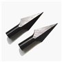SHARROW 6pcs Tir à l'arc Chasse Pointe de Flèche Broadheads Têtes de Flèche pour Flèches de Bambou en Bois