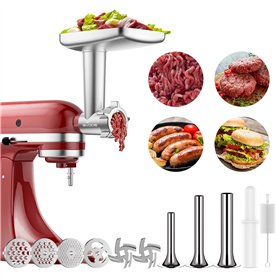 GVODE Accessoire de Hachoir à Viande pour Kitchenaid Robot Patissier