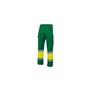 VELILLA 157 Pantalon multipoches bicolore haute visibilité Vert citron et jaune fluo Taille XL