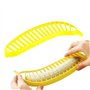Trancheuse de Fruits Multifonctions - Watermelon Slicer - Ananas Eplucheur - Coupe Avocat 3 en 1 Éplucheur Skinner - Orange-Eplu