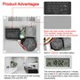 Heschen Commutateur de Relais de minuterie programmable hebdomadaire de Puissance LCD numérique CN101A DC 24V 16A SPST