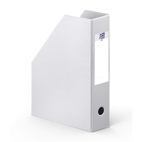 Oxford Porte Revues 32 x 24cm Dos 7cm PVC Blanc