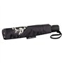 VON LILIENFELD® Parapluie de poche Résistant au Vent Ouverture et Fermeture Automatique Pliant Mini Légèrement Stable Skull Crân
