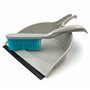 Ensemble Pelle et Brosse en Caoutchouc Pour Enlever les Poils d'Animaux | 22 cm de Large | Brosse à Poils Doux Pour Tapis | Idéa