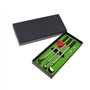 Crestgolf - Lot de Trois stylos à Bille en Forme de Club de Golf