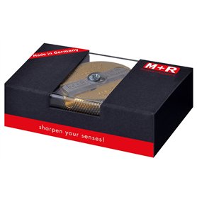 M+R 706021000 Taille-crayon rond double en laiton