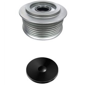 HELLA 9XU 358 038-941 Poulie roue libre, alternateur - Filetage: M14x1,5 - Nombre de gorges: 7 - avec cache HELLA 9XU 358 038-941 Poulie roue libre