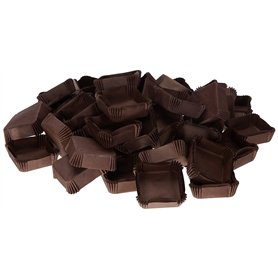 Decora COD. 0339775 CF. 700 CAISSETTES CARRÉ Grand Marron 60 X 60 X H 20 MM