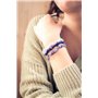 Lebensquelle Plus Bracelet en calcédoine Bleue