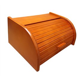 Boîte à pain en bois - Avec couvercle coulissant