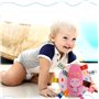 Inchant Cadeau de Bébé Fille Doux en Peluche Balle Bell éducatifs en Peluche Crécelle Hochet Boule Sensorielle Jouets pour Enfan