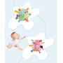 Inchant Cadeau de Bébé Fille Doux en Peluche Balle Bell éducatifs en Peluche Crécelle Hochet Boule Sensorielle Jouets pour Enfan