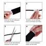 Corde à sauter fitness Jump Rope - Roulement à billes - Avec pochette - Longueur réglable - Pour adultes et enfants, vert