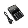 Nitecore SC4 Chargeur de Batterie Mixte Adulte, Noir