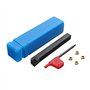 EsportsMJJ SCLCR1010H06 10X10X100mm Porte-Outil De Tournage De Tour avec 4Pcs Ccmt0602 Alloy Inserts