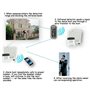 GuDoQi Détecteur Infrarouge Actif à Double Faiscea Photoélectrique de 100m Alarme de Sécurité à la Maison Capteur Détecteur Infr
