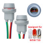 W5W T10 194 W3W Support de Douille Ampoule caoutchouc Connecteur T10 W5W WY5W Adaptateur Prise Phare Lampe femelle feux clignota