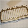 Nokozan, Panier de Douche Rangement Mural pour Salle de Bain, en Laiton et Bronze
