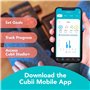 Cubii JR1 Elliptique de Bureau – Pédalier Silencieux avec Écran, Résistance Réglable, Montage Facile – Idéal pour Seniors, Burea