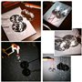SUMNACON 2X 50mm Boules Cristal à Facette,Boule Prisme Fengshui Boule, Dia-50mm,Bonheur Boule avec Boîte pour Cadeau,Décoration 