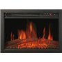 Chemin’Arte Insert Électrique à Encastrer Effet Flammes LEDs Oxford - 2000W - Conçu en France - 61 x 20 x 45 cm - Garanti 2 Ans