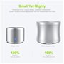 Ewa Etui De Voyage Inclus, A106 Mini Enceinte Bluetooth Portable Actif avec Basse Extra, Autonomie 12hrs, étanchéité IP67, Mini 