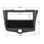 Sound way - Kit de montage Autoradio, Façade cadre de radio 1 DIN / 2 DIN, Adaptateur compatible avec Toyota Yaris 2003-2006