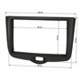 Sound way - Kit de montage Autoradio, Façade cadre de radio 1 DIN / 2 DIN, Adaptateur compatible avec Toyota Yaris 2003-2006