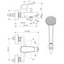 Ideal Standard – ceraflex Mitigeur à commande simple C/Kit (b1722aa)