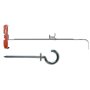 Fischer Lot de 2 chevilles pour plaques de plâtre DUOTEC 10 S avec crochet œillet ouvert, fixation à ancre pour charges élevées 