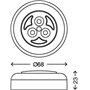 Briloner Leuchten 2633-054 Lot de 5 spots LED autocollants - éclairage sans fil pour meubles - placards etc. - à piles - fonctio
