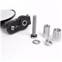 Bonnoeuvre Aikrituire Paire de Rétroviseurs 7/8" 22mm Guidon Latéraux Miroirs pour Sport Moto Scooter