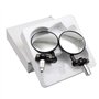 Bonnoeuvre Aikrituire Paire de Rétroviseurs 7/8" 22mm Guidon Latéraux Miroirs pour Sport Moto Scooter