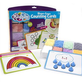 Learning Resources Activité de préparation préscolaire des formes et du calcul Playfoam