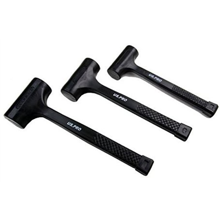 US PRO 1664 3pc Rubber mallets Marteaux en Caoutchouc