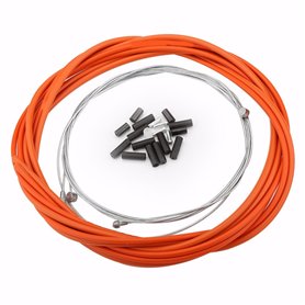 VGEBY Set Câble de Frein Vélo VTT Avant et Arrière Kit Câble avec Gaine Câble Remplaçable à Freinage Universel pour Bicyclette (