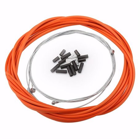 VGEBY Set Câble de Frein Vélo VTT Avant et Arrière Kit Câble avec Gaine Câble Remplaçable à Freinage Universel pour Bicyclette (