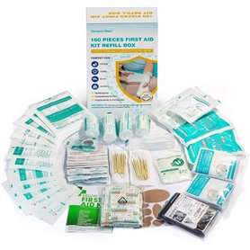General Medi Pack de suppléments pour Trousse de Premiers Soins Composée de 160 Articles pour la Maison