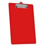 Acrimet Lot de 3 Porte-blocs Format Lettre A4 (34 x 24 cm) avec Pince à Profil Bas et Règles Latérales, Plastique Résistant pour