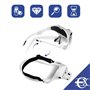 Locisne LED illuminée mains libres lunette la tête de visière,(1.0X-3.5X)5 lentilles remplaçables Réparation des lunettes de lec