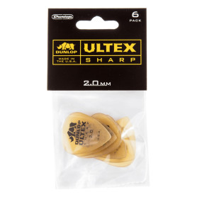 Mdiators Ultex Sharp Player 2,00 mm, lot de 6 Mdiators Ultex Sharp Player 2