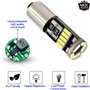 MCK Auto - Remplacement pour Ensemble d'ampoules blanches CanBus à LED H6W BAX9S 15SMD LED Ampoules, feu de position, très clair