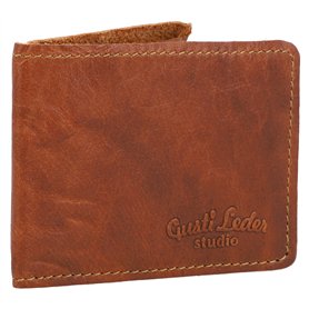 Gusti Portefeuille Cuir Studio Fodor Portefeuille rétro Porte-Monnaie Vintage Pochette en Cuir Homme Femme Cuir de Buffle Marron