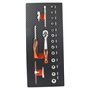 Fischer Darex 810901 Module de Rangement Comprenant Clé à Cliquet 1/4"