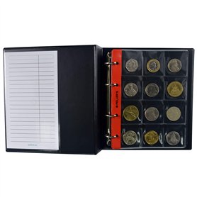 Album pour 120 Monnaies. Classeur M. 10 Feuilles