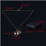 Andux Zone FDJXL-01 Collier loupe de lecture pour femme Grossissement 5X