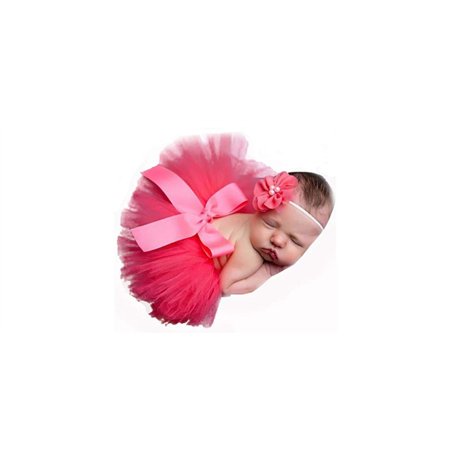 Nouveau-né Tutu Vêtements Jupe Coiffe Fleur Photo Photographie Prop Outfit