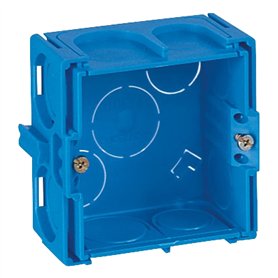 Schneider Electric - Modulo - boîte carrée - 1 poste - P50mm - entrées 2xØ20 + 2x25 + 4xØ20/25mm - ALB71302