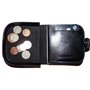 Mala Leather Odyssey Collection 4113 Porte-monnaie en cuir pour pièces de monnaie et billets, Noir , Taille unique,